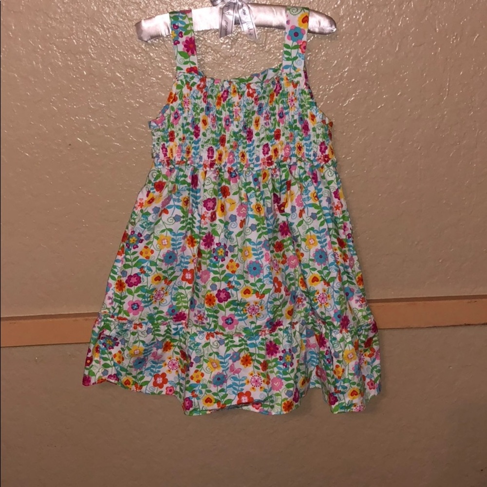 Floral dress.